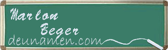 Marlon Beger Visitenkarte